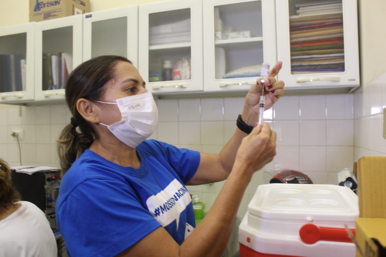 Mais de 1.500 doses de vacinas foram aplicadas no sábado em Mossoró