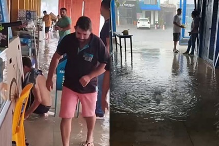 Chuva provoca alagamentos em mercados e no centro comercial de Mossoró