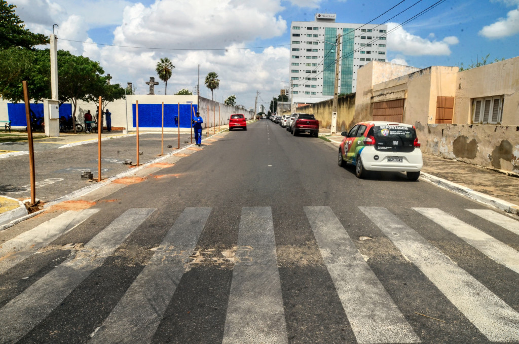 Acesso ao Cemitério São Sebastião será alterado durante reforma da praça