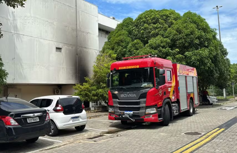 Princípio de incêndio atinge Secretaria de Planejamento do RN, e prédio é evacuado