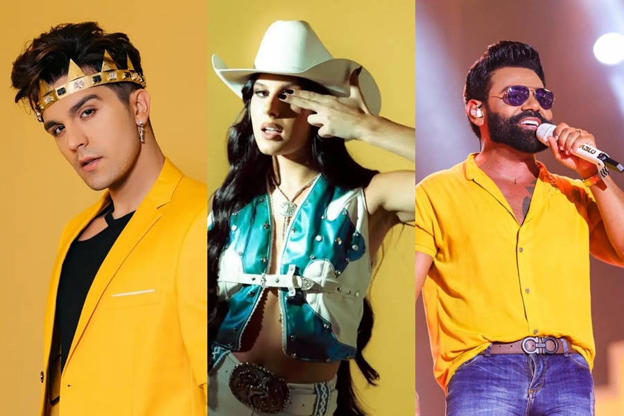 Luan Santana, Ana Castela e Pablo se apresentam nesta quinta (19) no Mossoró Cidade Junina