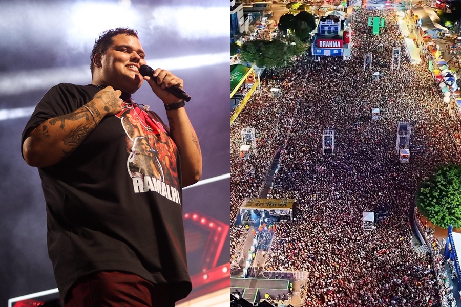 Menos é Mais comanda noite de pagode e arrasta multidão no Mossoró Cidade Junina