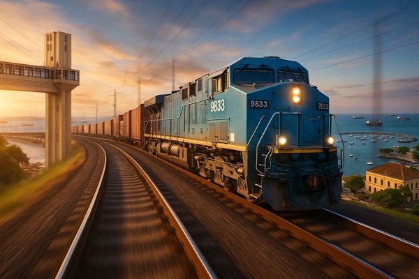 Nova ferrovia pode reduzir tempo de exportação de 40 para 28 dias