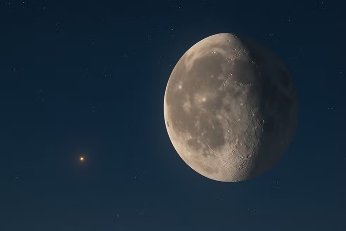 Marte poderá ser visto ao lado da Lua nesta segunda (28)