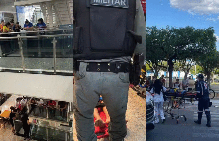 Adolescente de 12 anos fica em estado grave após cair do terceiro piso de shopping no RN