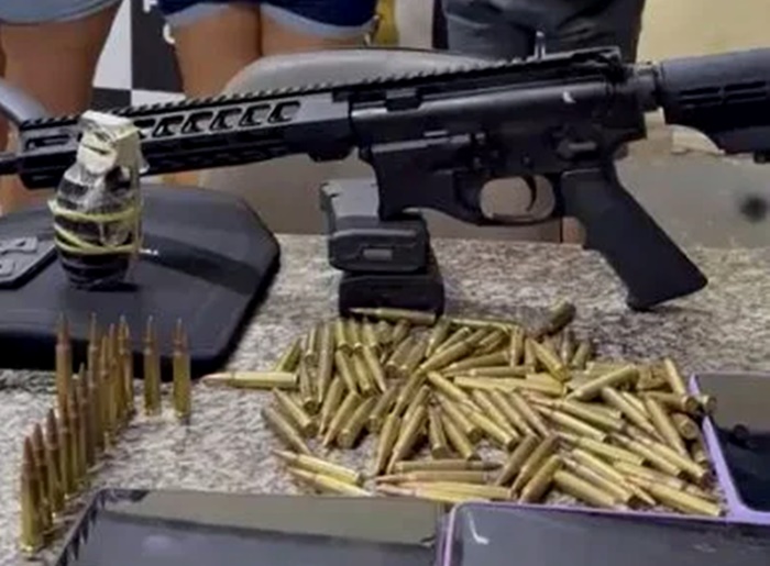 Polícia apreende fuzil e granada na zona rural de Mossoró