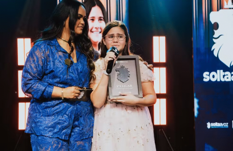 Potiguar de 11 anos conquista 2º lugar no Projeto Solta Voz