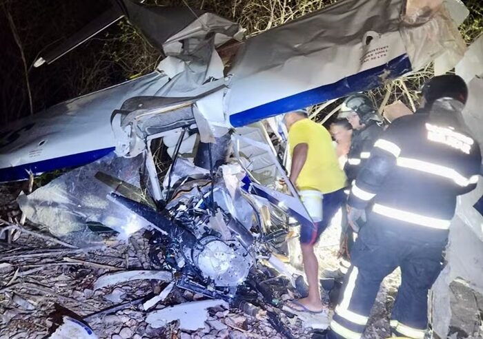 Avião monomotor cai no interior do RN; duas pessoas são socorridas