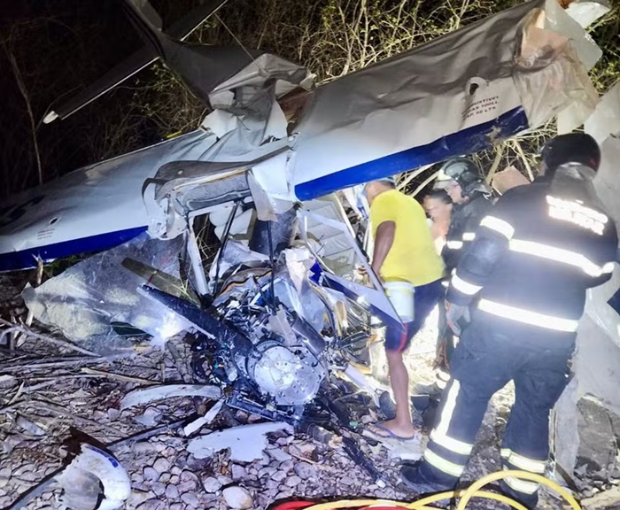 Avião monomotor cai no interior do RN; duas pessoas são socorridas