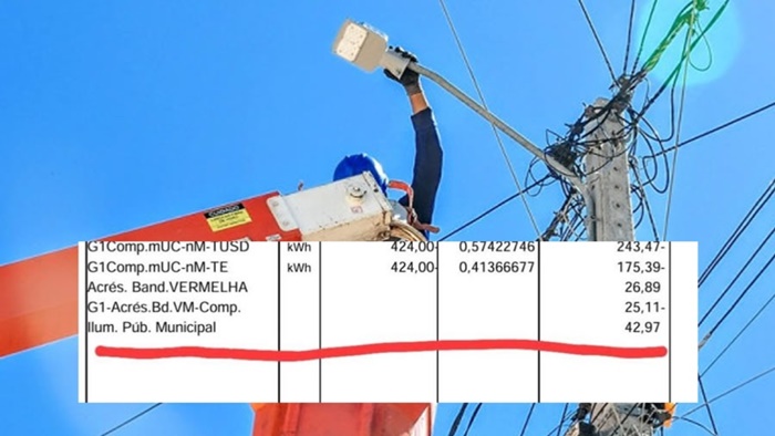 Taxa da Prefeitura deixa conta de luz mais cara em Mossoró