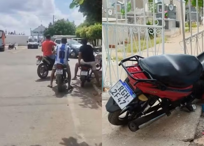 Homem morre após bater moto no portão de entrada de cemitério no RN