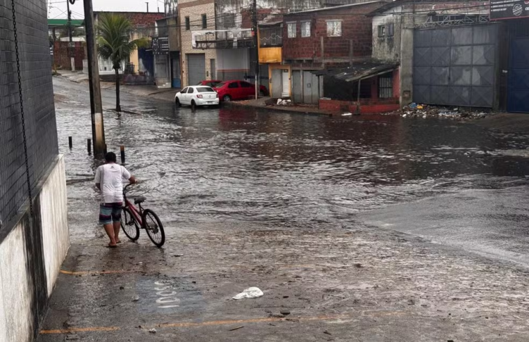 Inmet alerta para chuvas intensas em todo o Rio Grande do Norte