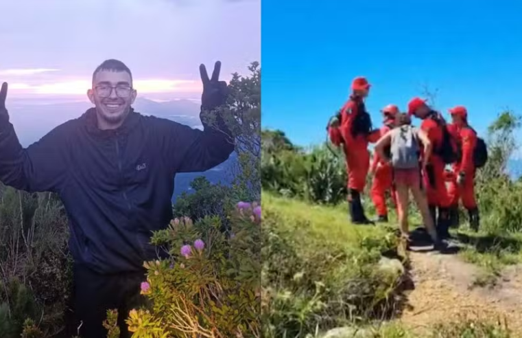 ‘Pensei que era o fim’, diz jovem que passou 5 dias perdido em trilha