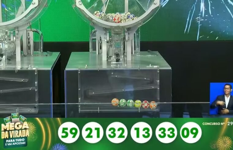 Mega da Virada 2025: seis apostas dividem prêmio de R$ 1,09 bilhão
