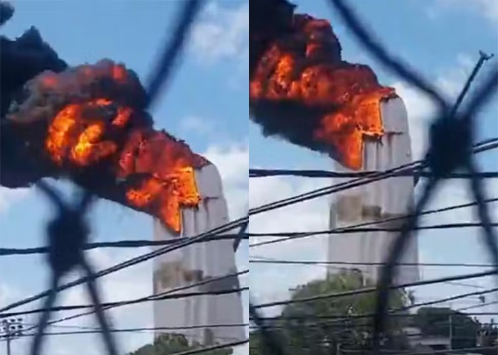 Incêndio destrói estátua de Nossa Senhora de Fátima em Natal