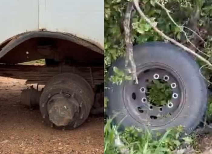 Mulher morre após pneu se soltar de ônibus e atingir moto no RN