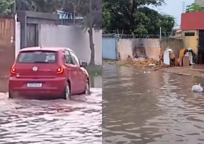 Mossoró amanhece com ruas alagadas nesta sexta (24)