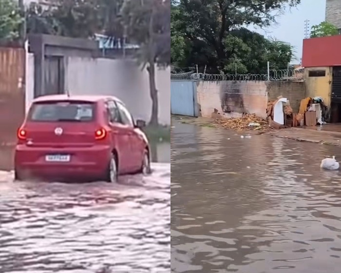 Mossoró amanhece com ruas alagadas nesta sexta (24)