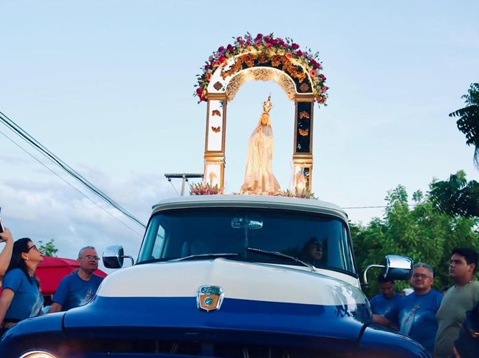 Procissão encerra Festa de Nossa Senhora de Fátima nesta quarta (13) em Mossoró