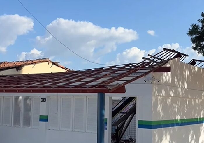 Escola onde teto desabou atende 128 crianças em Mossoró