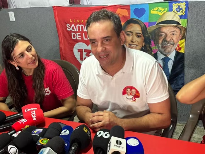 Cadu agradece votos após chegar ao 2º turno no RN